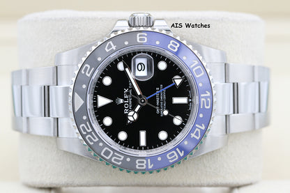 Rolex GMT Master II 126710BLNR Batman Oyster Bracelet Ceramic Bezel 2022 Box & Papers