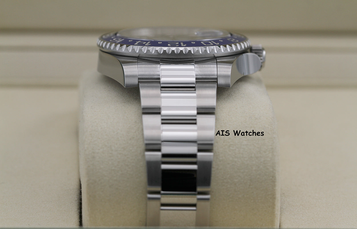 BNIB Rolex GMT Master II 126710BLNR Batman Oyster Bracelet Ceramic Bezel BP