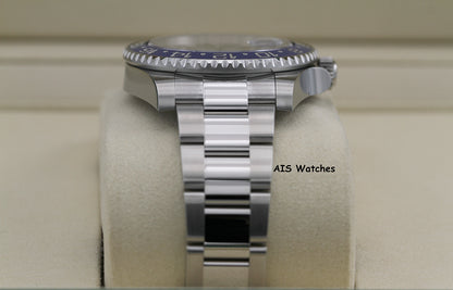 BNIB Rolex GMT Master II 126710BLNR Batman Oyster Bracelet Ceramic Bezel BP