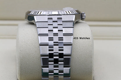 BNIB Rolex 127334 Land Dweller 40MM White Dial Stainless Steel Flat Jubilee B&P