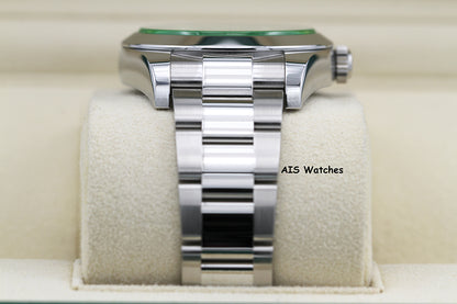 Rolex Milgauss Z-BLUE 116400GV Green Crystal Blue Dial 2023 Box & Papers