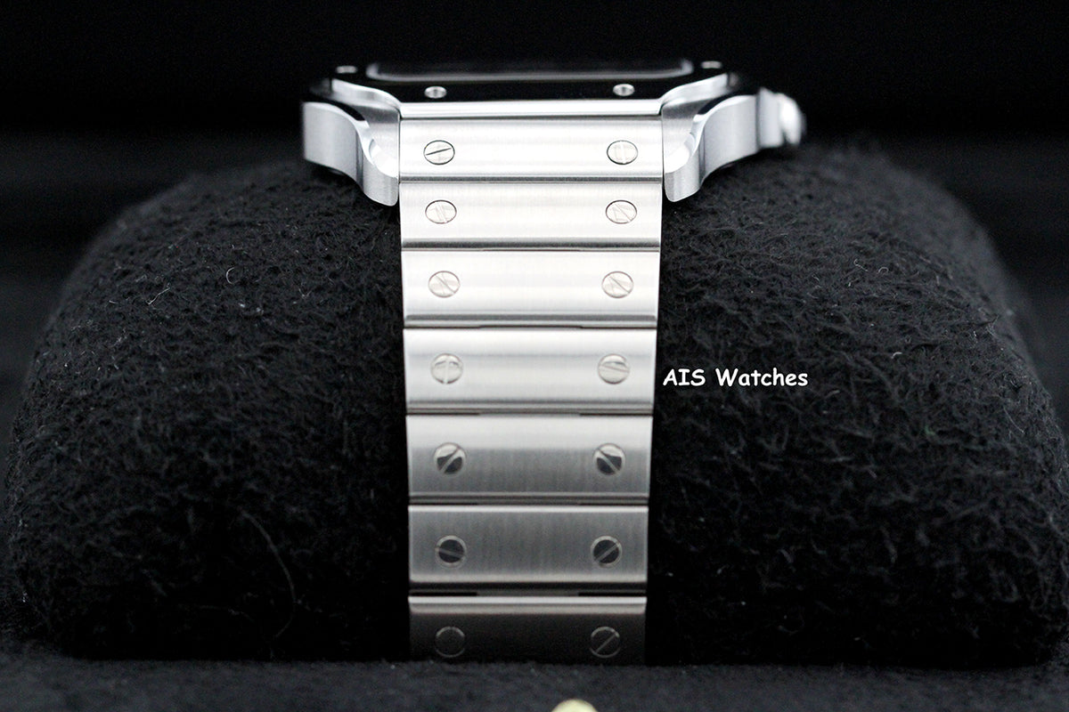 BNIB Cartier Santos De Cartier Large Steel WSSA0062 Green Dial 39.8MM B&P