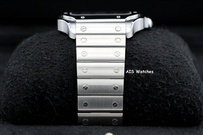 BNIB Cartier Santos De Cartier Large Steel WSSA0062 Green Dial 39.8MM B&P