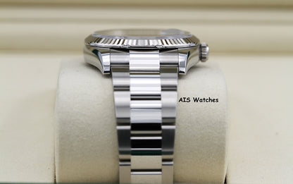 Rolex Datejust 36MM 126234 Oyster Black Stick Dial Stainless Steel B&P