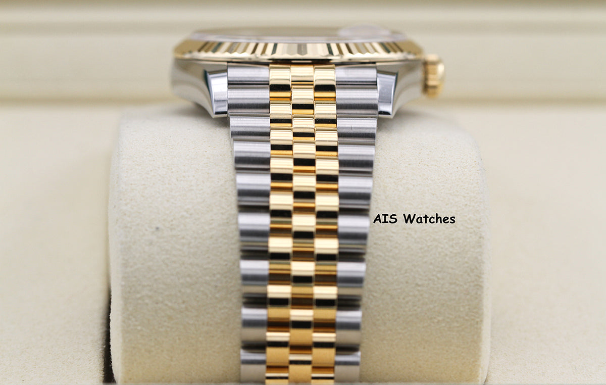 BNIB Rolex 126233 DateJust 36MM 18K YG/SS Champagne Diamond Dial Jubilee Bracelet B&P