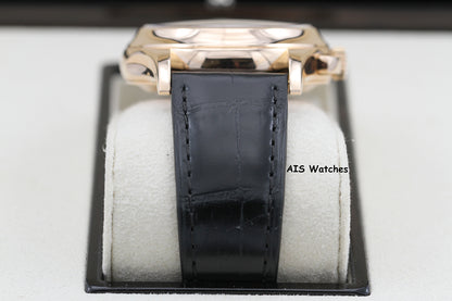 Patek Philippe Annual Calendar Chronograph 5905R Rose Gold Brown Dial Box & Papers