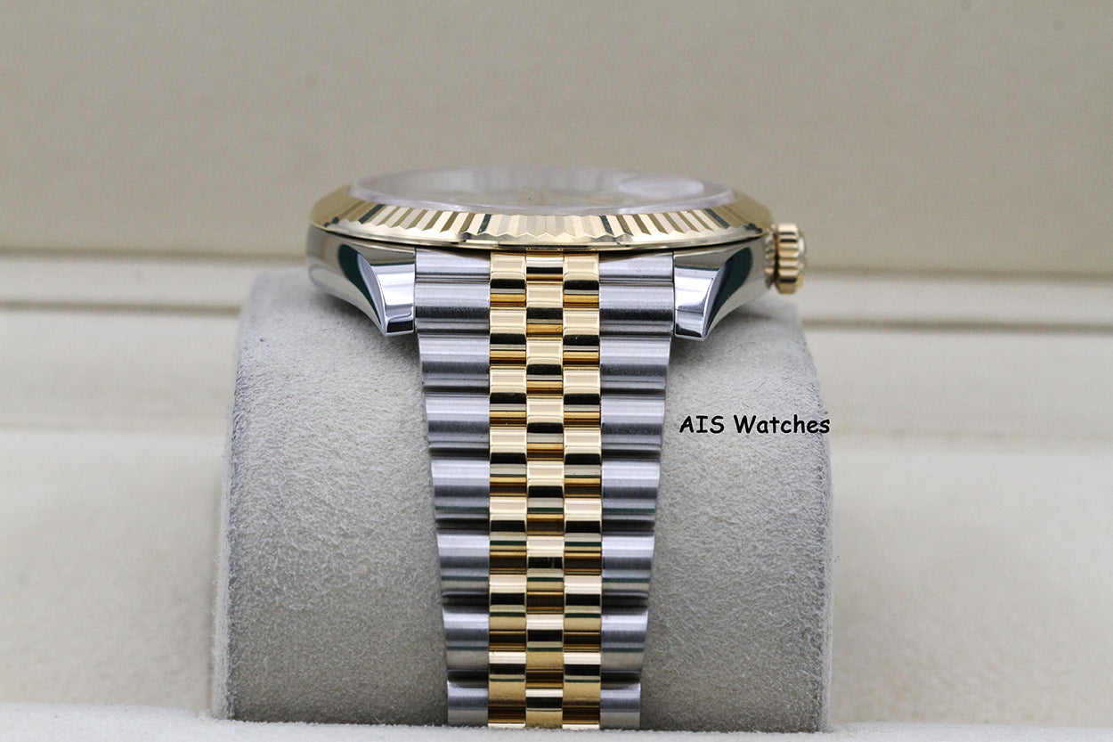 Rolex 126333 DateJust 41MM 18K YG/SS Silver Stick Dial Jubilee Bracelet 2022 Box & Papers