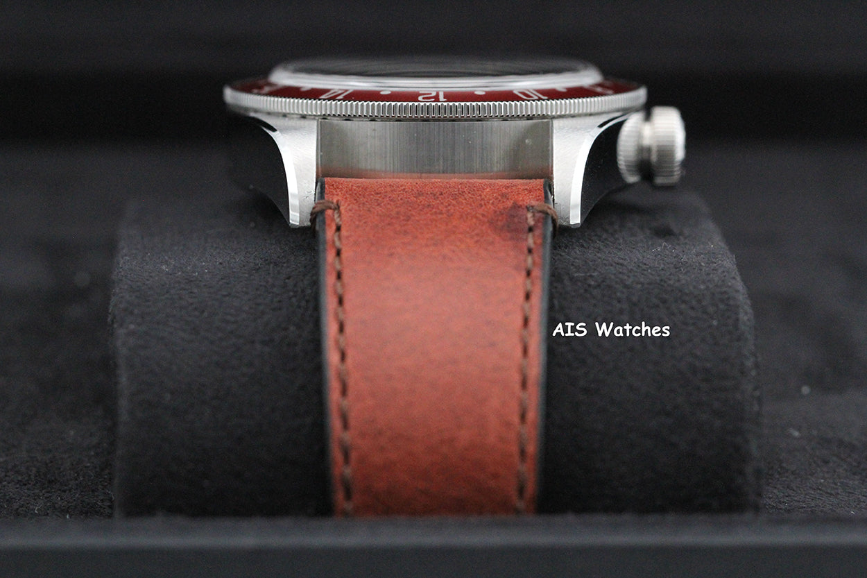 Tudor 79830RB Black Bay GMT Pepsi Stainless Leather Strap Box & Paper