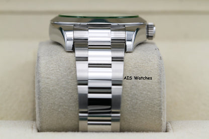 Rolex Milgauss Z-BLUE 116400GV Green Crystal Blue Dial 2017 Box & Papers
