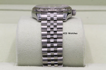 Rolex Ladies DateJust 178274 White Roman Dial 31MM Jubilee B&P