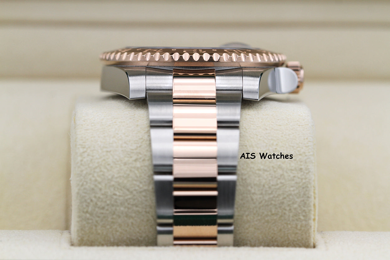 Rolex 126711 CHNR GMT Master II 18K Rose Gold / SS RootBeer Ceramic 2022 B&P