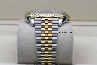 Rolex 126333 DateJust 41MM 18K YG/SS Black Stick Dial Jubilee Bracelet 2021 B&P