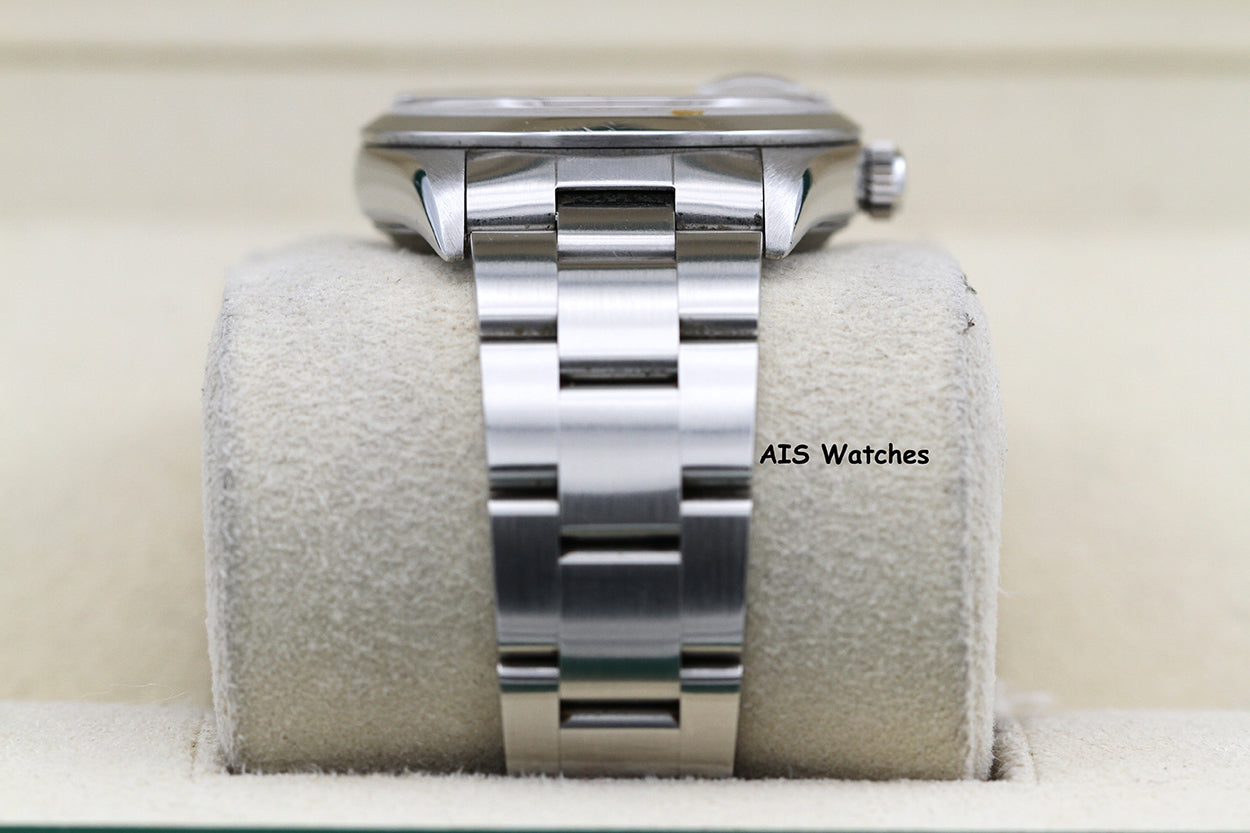 Rolex 15200 Oyster Perpetual 36 MM Arabic Blue Dial Y Serial Box & Papers