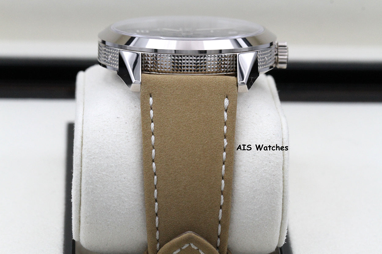 BNIB Patek Philippe Calatrava Annual Calendar Travel Time 5326G 18K White Gold Charcoal Dial Box & Papers