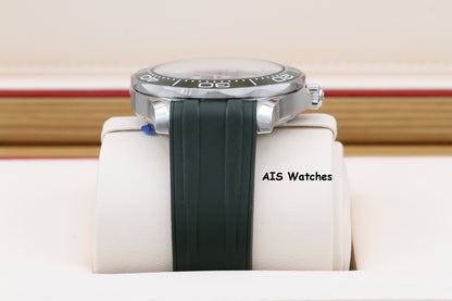 BNIB Omega Seamaster 300M 42MM Diver Green Wave Dial 210.32.42.20.10.001 Box & Papers