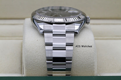 Rolex Datejust 41MM 126334 Black Stick Dial Oyster Box & Papers
