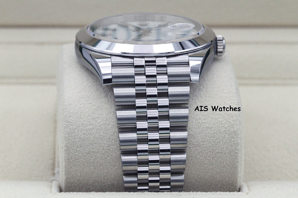 BNIB Rolex Datejust 41MM 126300 White Stick Dial Jubilee Bracelet B&P