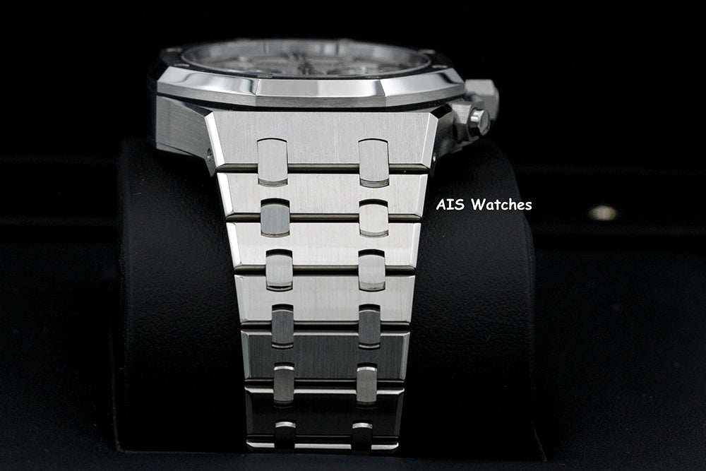 Audemars Piguet 26240ST 41MM 50th Anni. Royal Oak Chronograph Silver Dial B&P