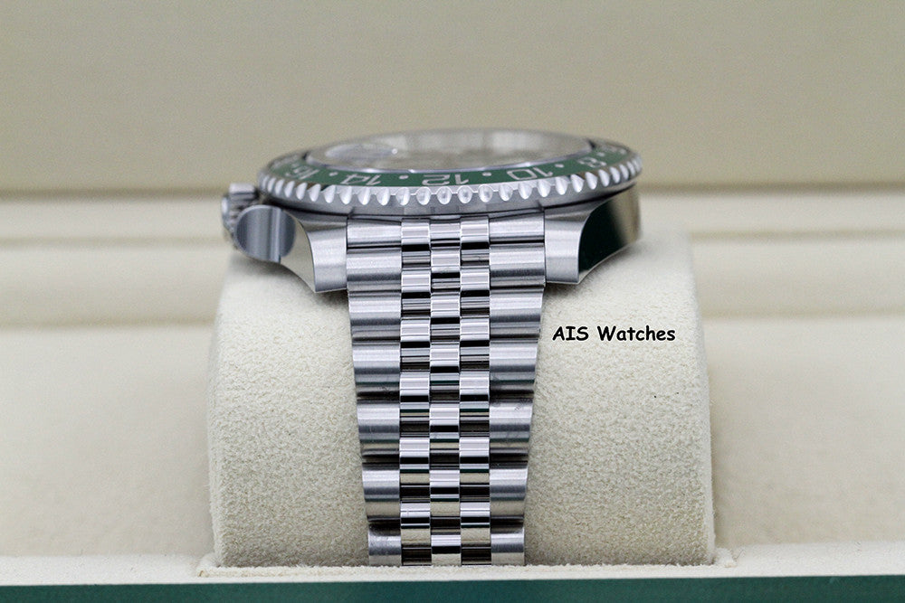 BNIB Rolex GMT Master II 126720VTNR Sprite Lefty Jubilee Black / Green BP