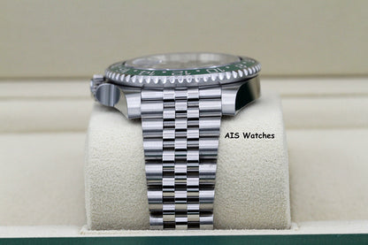 BNIB Rolex GMT Master II 126720VTNR Sprite Lefty Jubilee Black / Green BP
