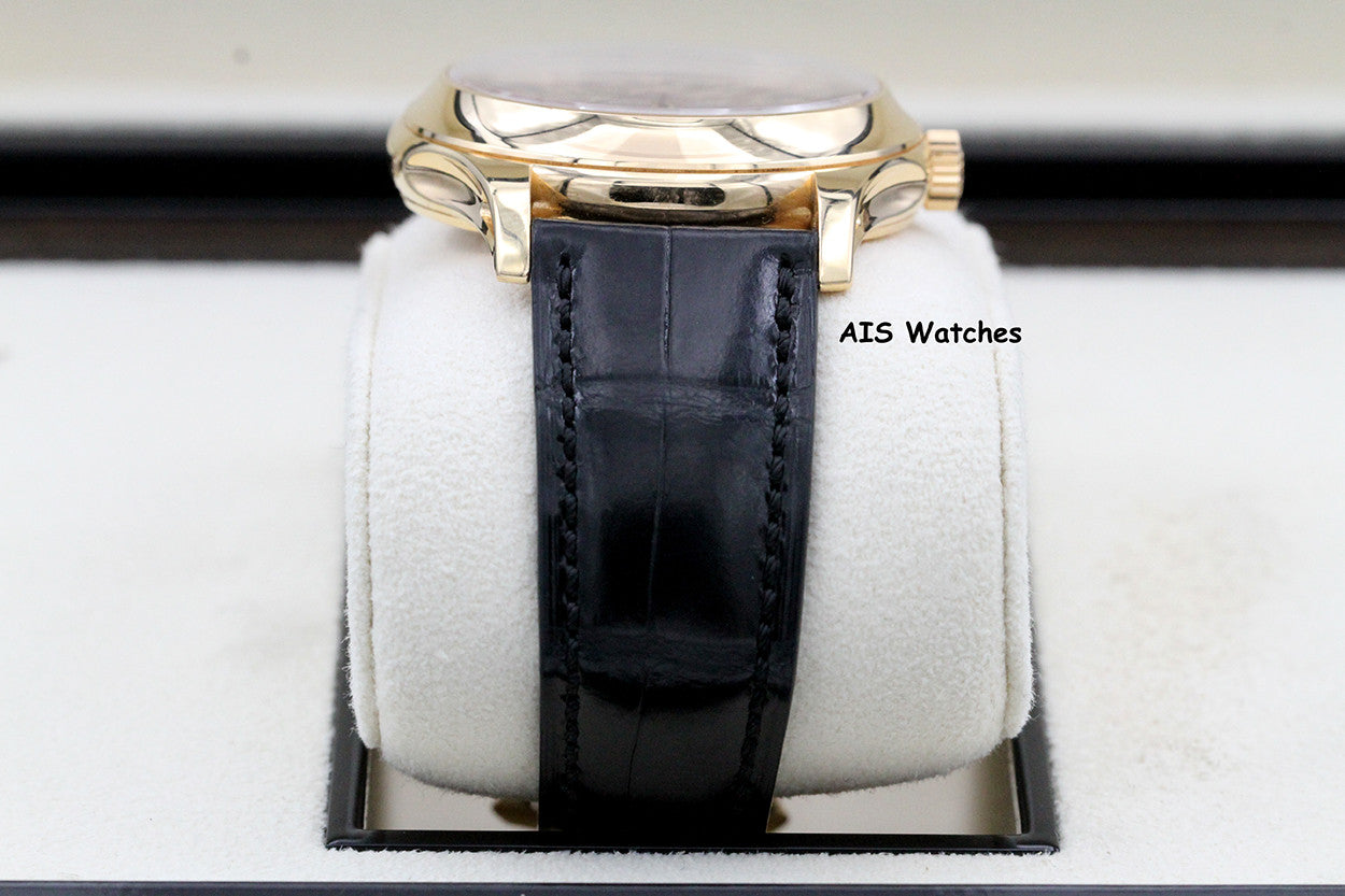 Patek Philippe Annual Calendar 5205R Rose Gold Black Dial Box & Paper