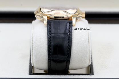 Patek Philippe Annual Calendar 5205R Rose Gold Black Dial Box & Paper