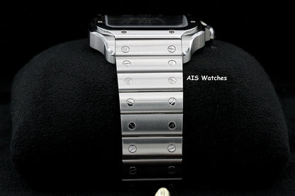 BNIB Cartier Santos De Cartier Large Steel WSSA0030 Blue Dial 39.8MM B&P