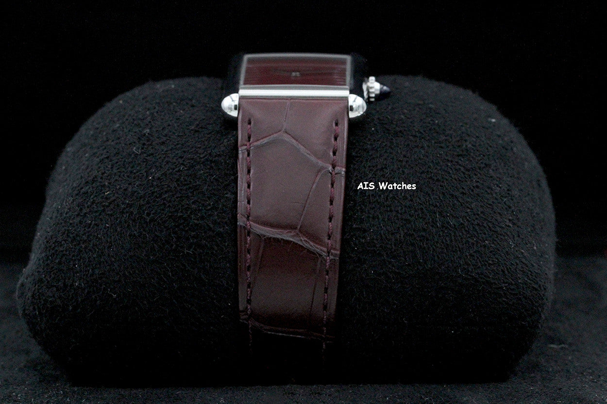 Cartier Must de Cartier WSTA0054 Red Dial 33.7MM x 25MM Box & Papers