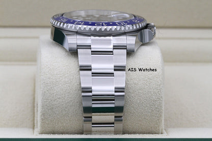 BNIB Rolex GMT Master II 126710BLNR Batman Oyster Bracelet Ceramic Bezel BP