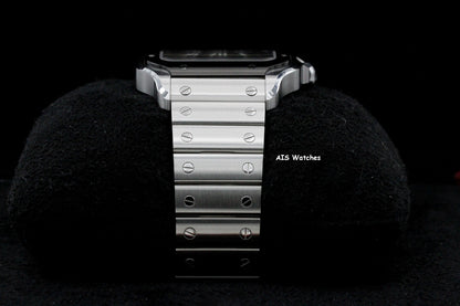 Cartier Santos De Cartier Large Steel WSSA0037 ADLC Grey Dial 41MM Box&Papers