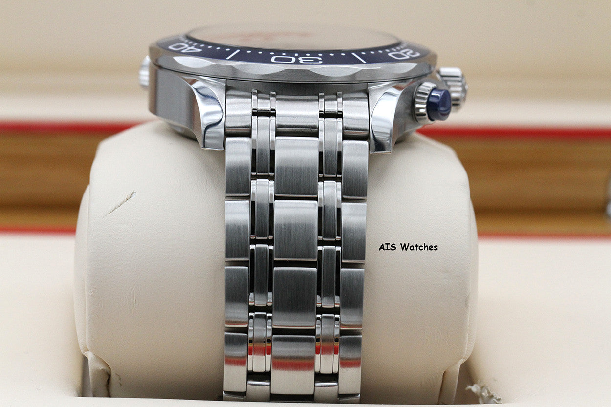Omega Seamaster Diver 300M 210.30.44.51.03.001 Chronograph Blue Dial 44MM SS BP