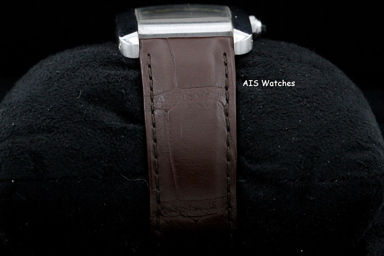 Cartier Tank Americaine W2603256 18K WG Automatic Silver Dial B&P