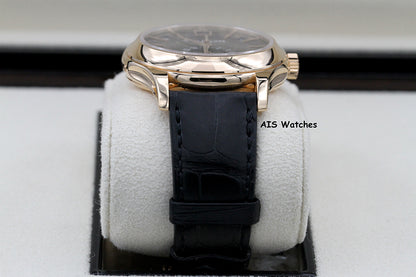 Patek Philippe Annual Calendar 5205R Rose Gold Black Dial Box & Papers