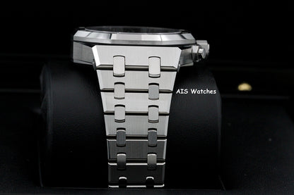 BNIB Audemars Piguet 26715ST Royal Oak Chronograph Blue Dial 38MM Box & Papers