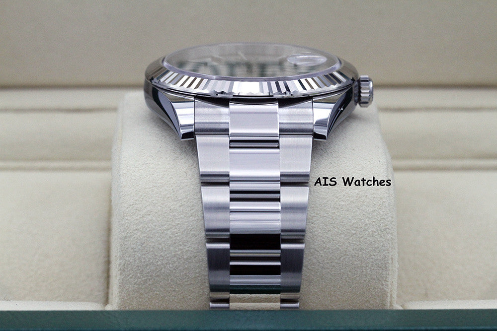 BNIB Rolex Datejust 41MM 126334 Silver Stick Dial Oyster Box & Papers