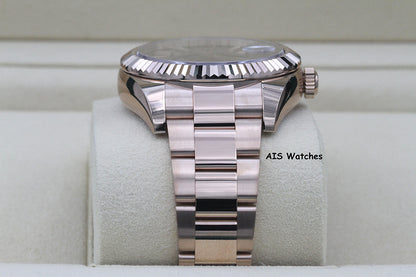 Rolex 326935 Sky-Dweller 18K Rose Gold Rhodium Dial Box & Papers