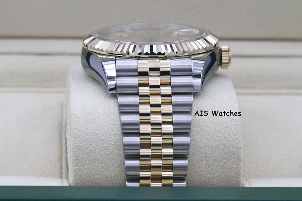 Rolex 326933 Sky-Dweller 18K Yellow Gold / SS Jubilee Champagne Dial B&P