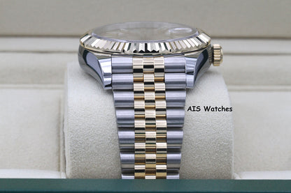 Rolex 326933 Sky-Dweller 18K Yellow Gold / SS Jubilee Champagne Dial B&P