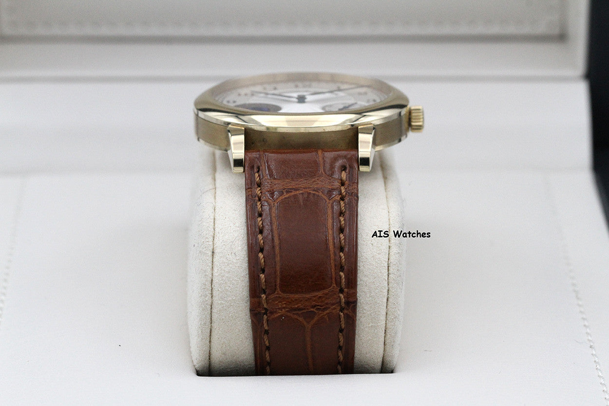 A. Lange & Sohne 1815 Moonphase F.A. Lange Homage 212.050 18K Gold 37.40MM Box & Papers