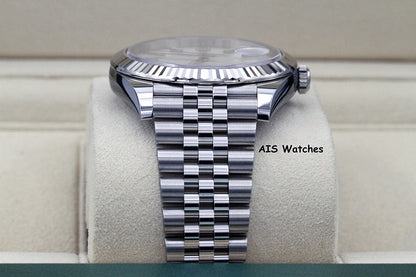 BNIB Rolex Datejust 41MM 126334 White Stick Dial Jubilee Box & Paper