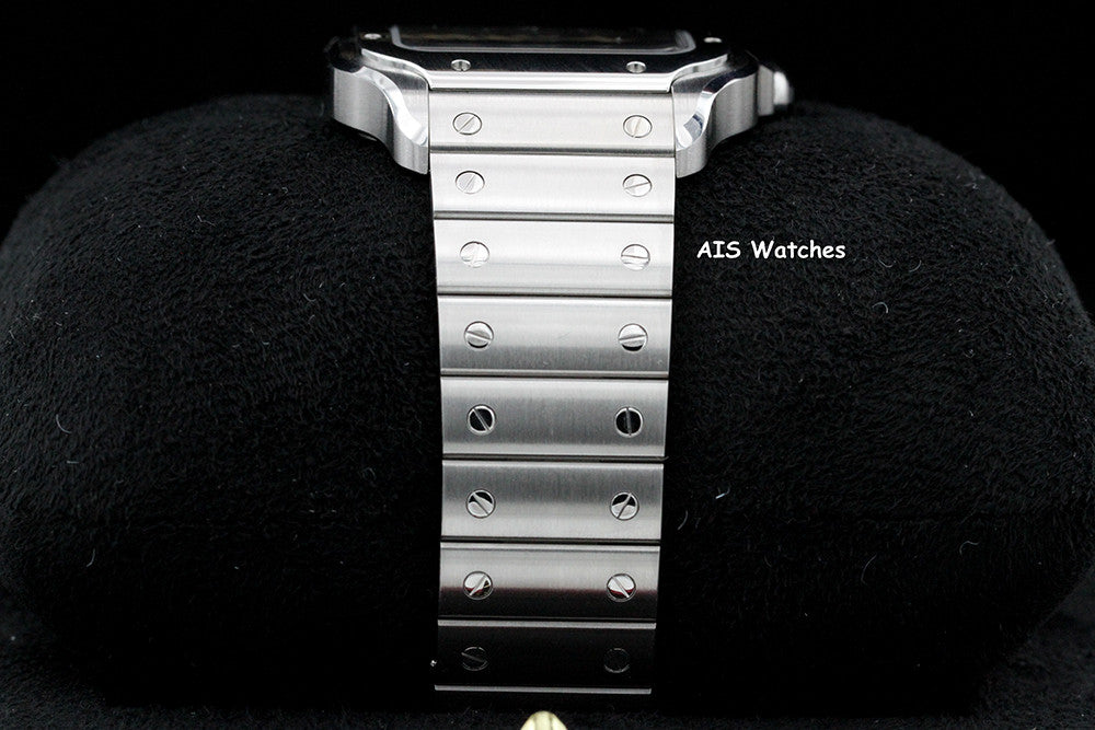 BNIB Cartier Santos De Cartier Large Steel WSSA0062 Green Dial 39.8MM B&P