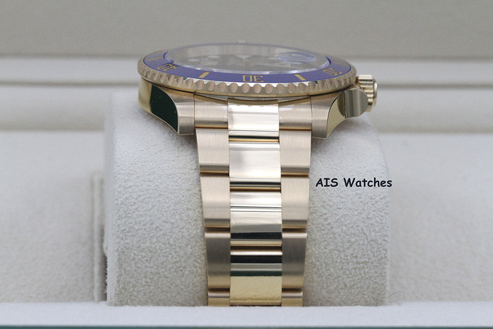 BNIB Rolex Submariner Ceramic 126618LB 41MM 18K Yellow Gold Sunburst Blue Dial Box & Papers