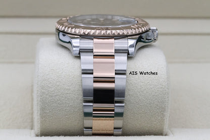 Rolex Yacht-Master 268621 18K Rose Gold / SS 37MM Chocolate Dial Box & Papers