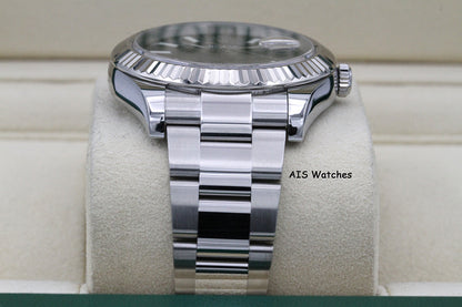 Rolex Datejust II 41MM 116334 Black Stick Dial Stainless Steel Box & Papers