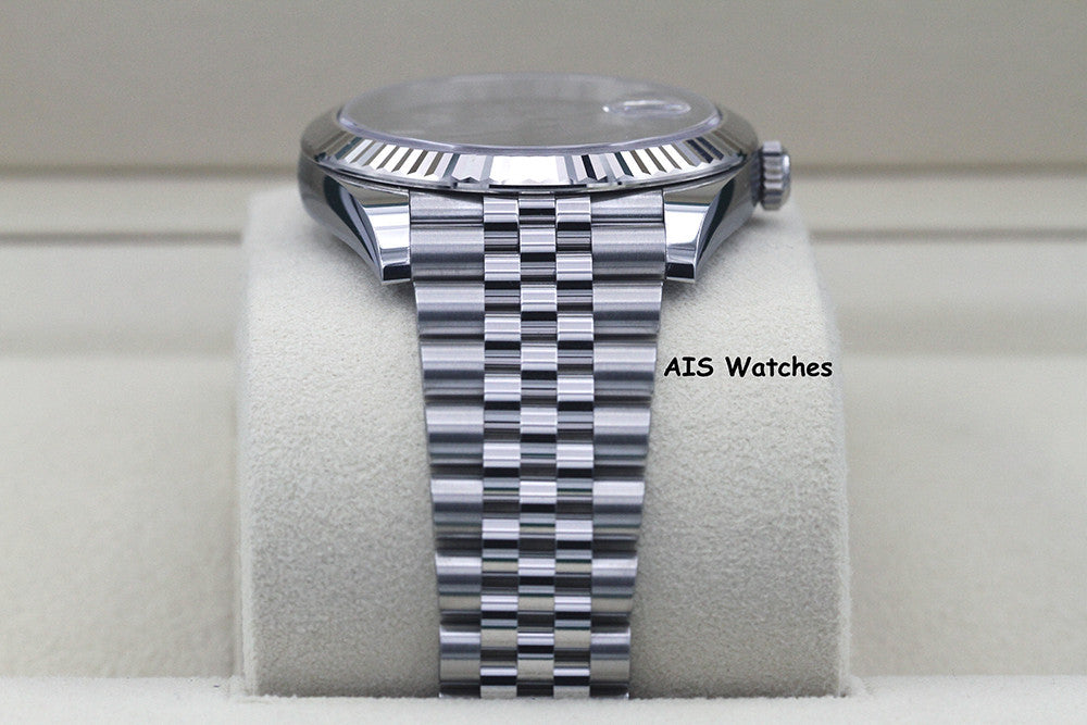 BNIB Rolex Datejust 41MM 126334 Wimbledon Slate Roman Dial Jubilee Box & Paper