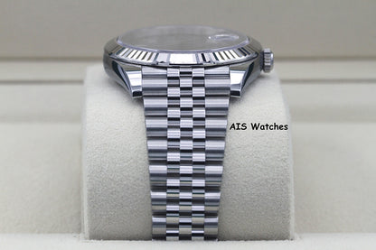 BNIB Rolex Datejust 41MM 126334 Wimbledon Slate Roman Dial Jubilee Box & Paper