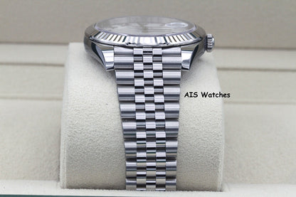 BNIB Rolex Datejust 41MM 126334 White Roman Dial Jubilee Box & Papers