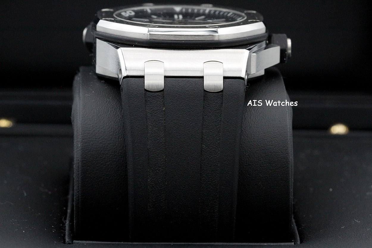 Audemars Piguet 15710ST Royal Oak Offshore Diver Black Dial 42MM Box & Papers