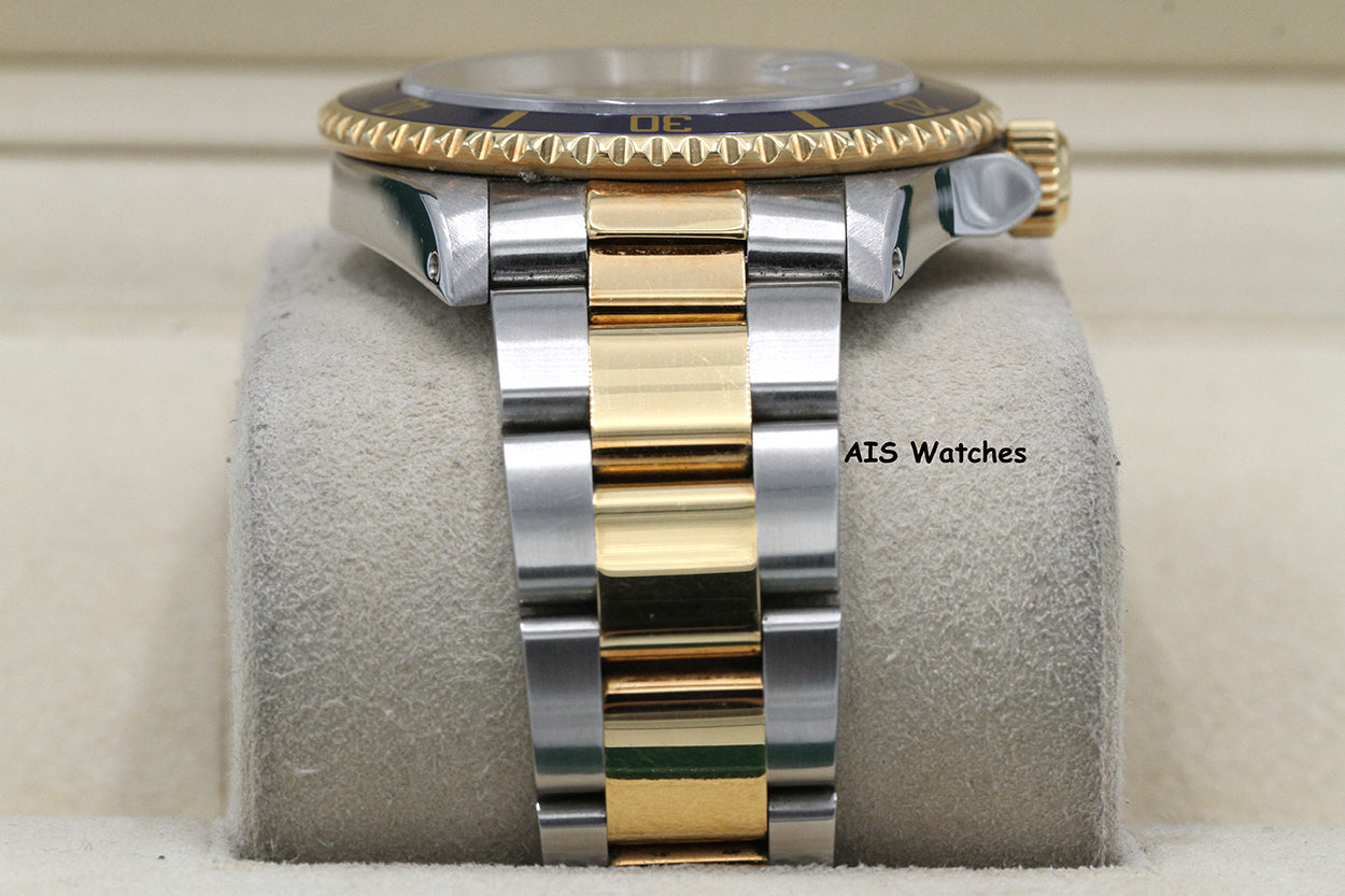 Rolex Submariner 16613 U Serial Blue Dial Box & Papers + RSC Card