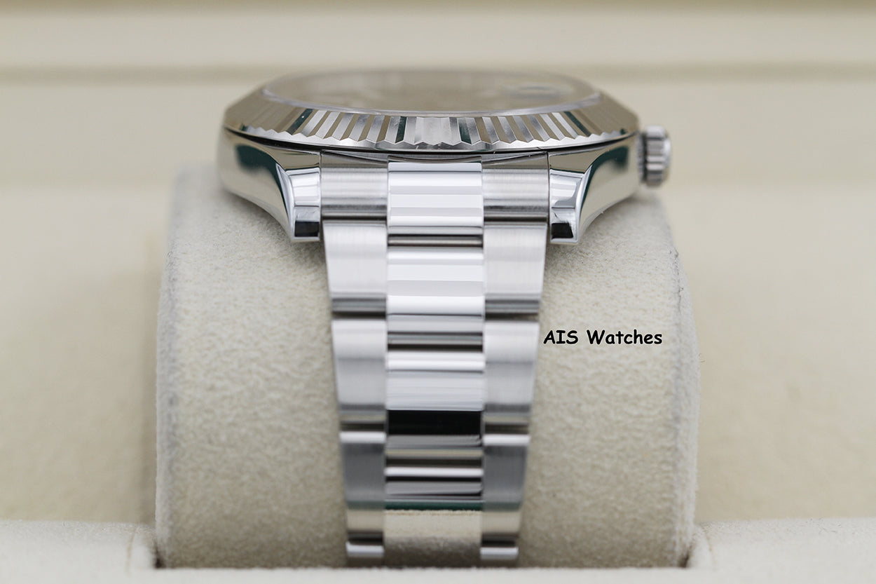 Rolex Datejust II 41MM 116334 Blue Stick Dial Stainless Steel 2017 Box & Papers